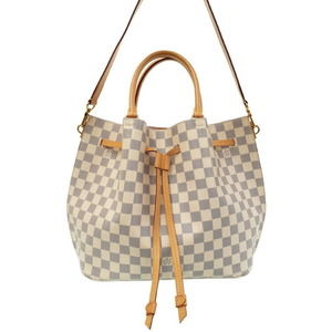 Louis Vuitton Bag Girolata White Damier Azur